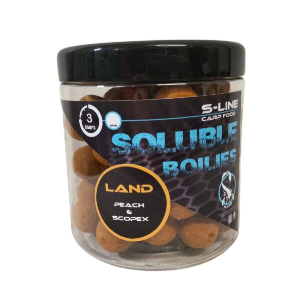 Hook Baits Soluble Boilies LAND 300 ml - S-Line Carp Food